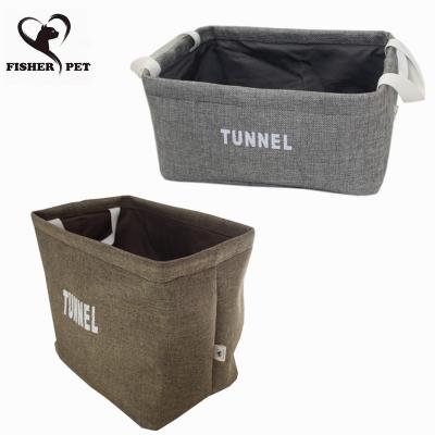 China Travel Dog Storage Basket for Organizing Blankets and Accessory Organizer Food Pet Bin Pet Toys Container for sale