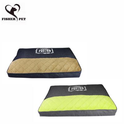 China Winter Padded Travel Cushion For Small Large Dogs Sleeping Beds Bedrooms For Cats Super Soft Durable Gusset Dog Mattress Removable Dog Bed for sale