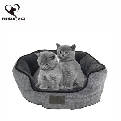 China Travel Factory Super Soft Dog Beds Waterproof Bottom Fleece Warm Bed For Small Large Dog Plus Size Cat Bed Autumn Winter Soft for sale