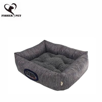 China Hot Cat Bed Soft Mat Kennel Mat Color Square Bed Nest Pet Fleece Dog Gifts Travel Customized for sale