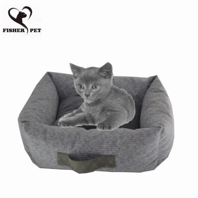 China Large Dog Beds Travel Beds Sleeping Room Soft Warm Comfortable Kennel Mat Nest Plush Washable For Small Medium Large Cat Cushion Supplies for sale