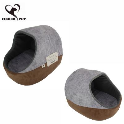 China Travel Cat Bed Cave Sleeping Felt Cloth Cat House Bed For Cats Basket Bags Animals Beds Nest Cushion Pet Supplies for sale