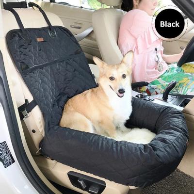 China Waterproof Portable Cat Dog Bed Travel Central Control Car Safety Pet Seat Carrier Dog Carrier Protector for sale