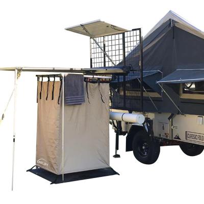 China Camouflage/Field Play Car Side Tent For Outdoor Camping Tent Aluminum Dress Toilet Frame Shower Changing Tent for sale