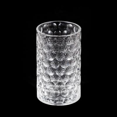 China CLASSIC Retro Palace Style Pearl Point High Standard Glass Water Drink Cup Classic Appearance Relief for sale