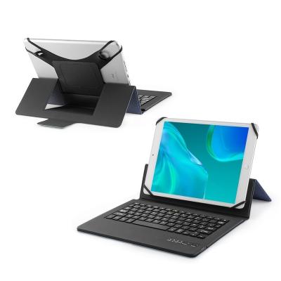 China Light Weight magnetic samsung a9 10.9 inch tablet case keyboard tablet keyboard case with silicone holder for ipad 10.2 for sale