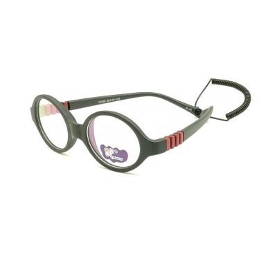 China For LuckTime Children's Reading Glass Round Soft Plastic Children's Frame Optical Eyewear for sale