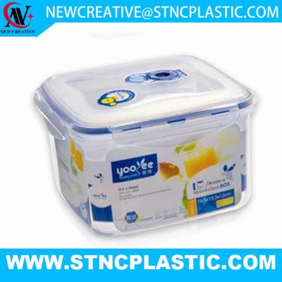 China Freshness Preservation Best Sell Plastic Vacuum Food Storage Box 1.6L for sale