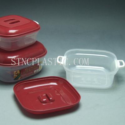 China Viable Steamer Pots Microwave Plastic 3pcs Steamer for sale