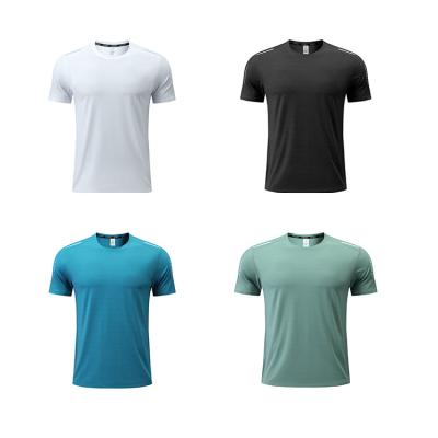 China High Quality Blank Simple Men's T-shirts OEM Anti-Wrinkle Bottoms T-shirts Plus Size Tees For Daily Wear for sale