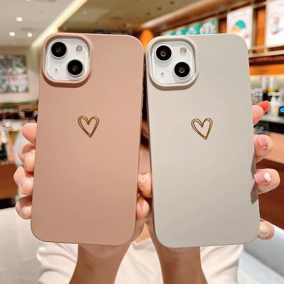 China Love Heart Shockproof Couples For iPhone 13 Pro Max Case Fashion Lovely Soft Cover For iPhone 14 13 Pro Max Love Heart 12 Phone Case for sale