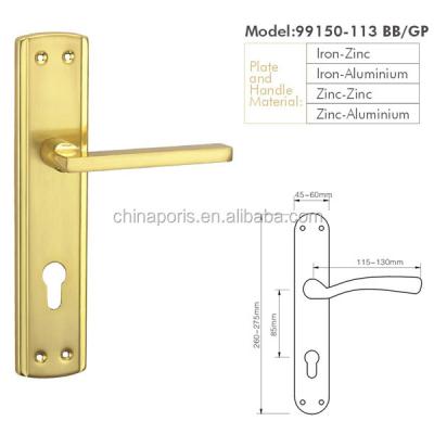 China 2015 USA and EU quality and competitive price good model fashionable door handle with for sale