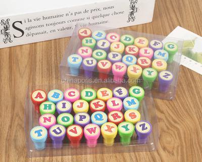 China New Styles Round Kids Funny Words Stamp Set With Good Quality for sale