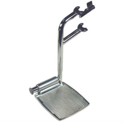 Chine Plat en aluminium fabriqué de pied d'OEM de pièces de rechange de matériel médical d'alun pour le fauteuil roulant à vendre