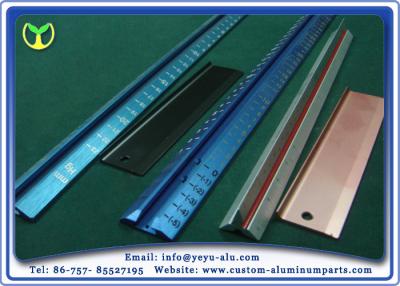 China 6063 Alloy T5 Customize Anodizing Aluminum Colors For Aluminum Ruler for sale