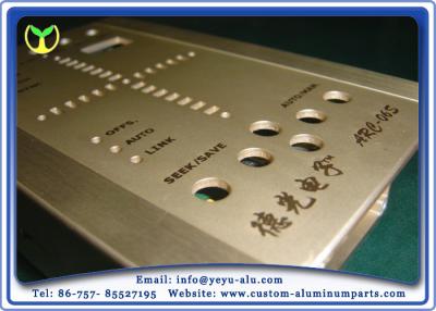 China Precision Cnc Milling Custom Aluminum Fabrication With Special Surface Treatment for sale