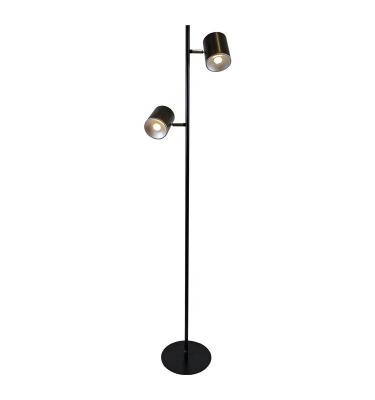 China Modern Modern Double Head LED Floor Lamp With Touch Dimmable Switch For Side Reading Etc. for sale