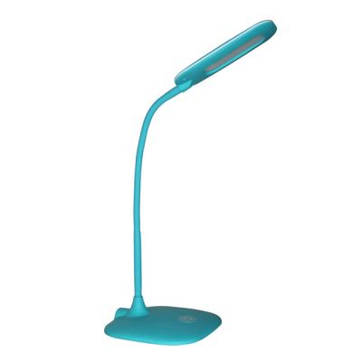 China Modern 5W LED Desk Lamp in Light Blue with Soft Touch Rubber Painted Surface for sale