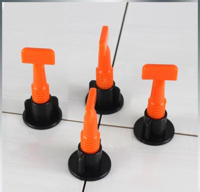 China Traditional Useful Reusable 50Pcs Tile Leveling Positioning System Leveler T-lock Floor Tool for sale