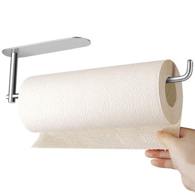 China Easy Assembly Paper Towel Holder Under Cabinet Mount Easy One-Handed Tear Adhesive Paper Towel Holder, 12 Inch Bar-Adjusts All Roll Sizes for sale