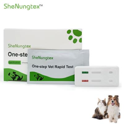 China Vet Diagnosis Animals detection Ehrlichia/Anaplasma/Babesia combo rapid test kit for pet health test for sale