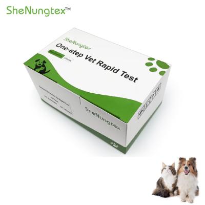 China Vet Diagnosis Veterinary diagnostic test Feline Infectious Peritonitis FIPV Ab cat rapid test kit for sale