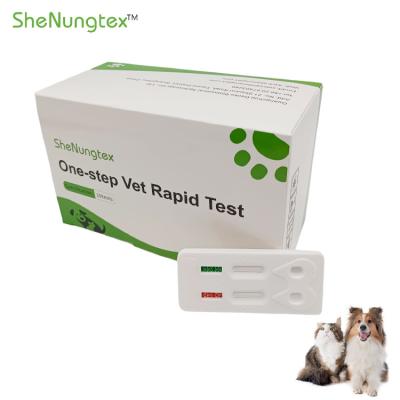 China Vet Diagnosis Vet quick diagnosis canine and feline Heartworm Serum Plasma Test for pets for sale