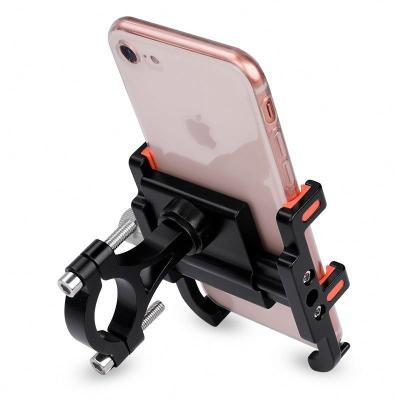 China Aluminum Alloy Adjustable Mountain Phone Holder Bike Cycle Phone Recycling Holder for sale