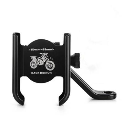 China Hot New Selling Aluminum Alloy Universal Adjustable Bike Bicycle Mobile Phone Holder Motorcycle Mobile Phone Holder for sale