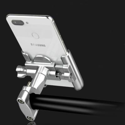 China New Aluminum Alloy Bicycle Mobile Phone Holder Adjustable Navigation Bracket Universal Electric Motorcycle Bicycle Mobile Phone Holder for sale