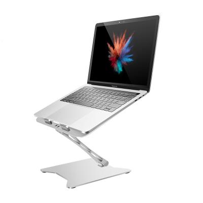 China Aluminum Folding Multi-angle Stand Heat Duct Laptop Stand Lift Laptop Stand for sale