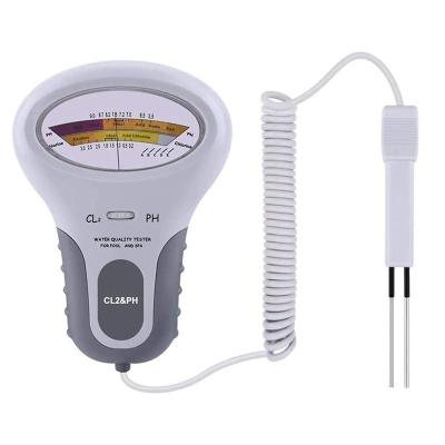 China PC102 pH Residual Chlorine Detector Detects PH&Residual Chlorine Content of Swimming Pool/Bath Aquarium Water Quality Screen Displays ZKHD24 for sale