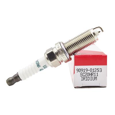 China 4pcs/lot 90919-01253 Iridium SC20HR11 Spark Plug For COROLLA PRIUS SCION LEXUS 9091901253 SC20HR-11 90919 01253 N for sale