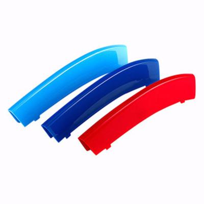 China 3pcs M Power Car Racing Front Grille Trim Strips For BMW E46 E90 E91 E92 E93 F30 E60 E61 F10 G30 G20 F07 F11 F18 representation ZKHDA0001 for sale