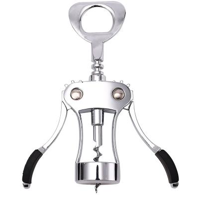 China Portable Stainless Steel Compressor Wine Bottle Opener Pin Cork Remover Air Pressure Corkscrew Safe Kitchen Tools Bar Accessories 047 for sale