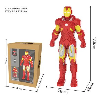 China Toy New Arrivals Free Shipping Movie Connection Diamond Building Block Super Hero Bricks 1.8 Meters Figure Toys For Children for sale