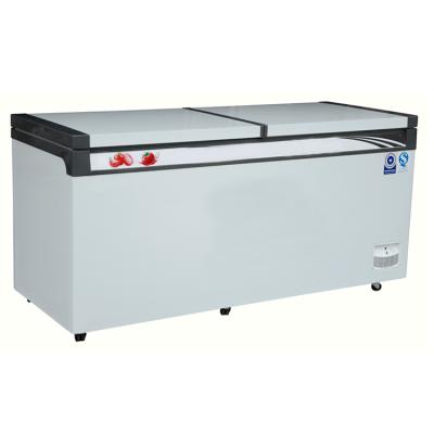 China Single-Temperature Cheap Price Double Door Commercial Chest Freezer for sale