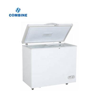 China Commercial Single-Temperature Supermarket Top Open Single Door Display Chest Freezer 170L for sale