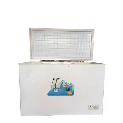 China Single-temperature Supermarket Commercial Top Open Single Door Display Chest Freezer BD400 for sale