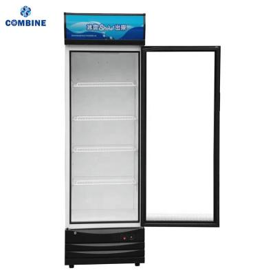 China Single-temperature made in China high quality soft drink display refrigerator for sale with single door for sale