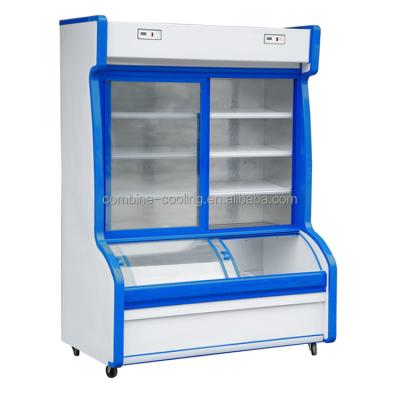 China Single-temperature Manufacturing High Quality Cold Showcase Refrigerator Storage Display Vegetable Cooler for sale