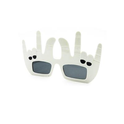 中国 Party sunglasses OEM design rock gesture shaped oversized party sunglasses china sunglasses factory 販売のため