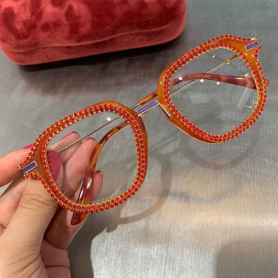 China Women 2022 Wholesale Eyewear Competitive Price Trendy Sunglasses Rhinestone Shades Diamond Sunglasses Women Eyewear Te koop