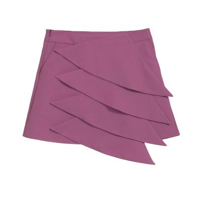 China New Fashion High Quality Women's Style Western Elegant Ladies Custom Made Simple Breathable Office Casual Short Skirts for sale