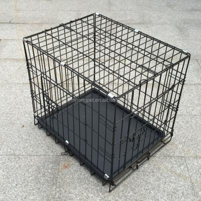 China Sustainable Dog Crate Plastic Tray, Welded Wire Dog Kennel, China Dog Cage for sale