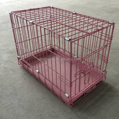 China Viable Dog Crate Pink Wholesale,China Dog Cage,Fashion Dog Kennel,Cheap for sale