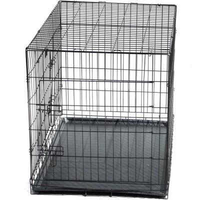 China Sustainable Wholesale DIHANG Dog Cages Double Door Metal Crate With Multiple Sizes for sale