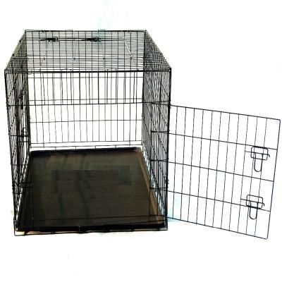 China New Dihangpet Large Two Door Foldable Dog Cages Viable Design for sale