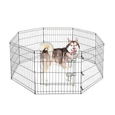 China Sustainable Eight Panel Outdoor Metal Wire Pet Playpen Hutch for sale