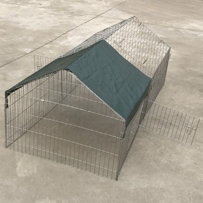 China New Sustainable Outdoor Chicken Enclosure With Sunsproof Netting for sale